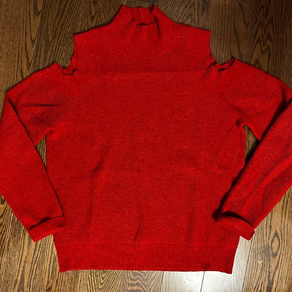 Rebecca Minkoff Yak and Wool Cold Shoulder Sweater